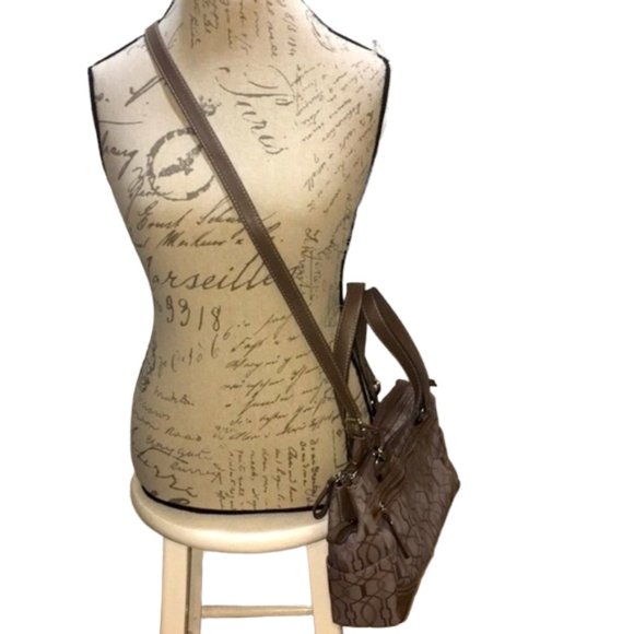 Tan 👜 Printed Doctor Crossbody Bag - Picture 8 of 8